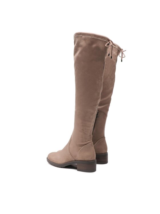 Tamaris Tamaris Stivali sopra il ginocchio 1-25507-29 Beige