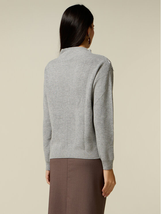 Oltre Oltre Maglione M373J005630N003 Grigio Regular Fit