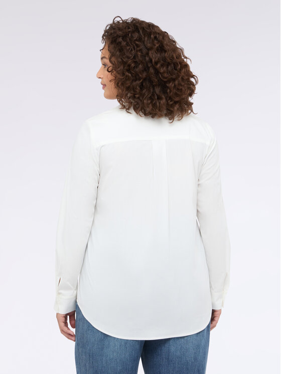 Fiorella Rubino Fiorella Rubino Camicia 5047T001389N011 Bianco A-Line Fit