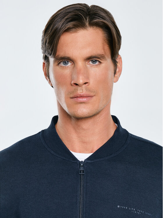 BIG STAR BIG STAR Bluza WLADORB Granatowy Basic Fit