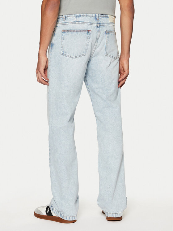 AMI Paris AMI Paris Jeansy UTR500.DE0027 Niebieski Straight Fit