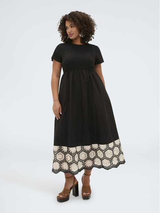 Fiorella Rubino Fiorella Rubino Sukienka wieczorowa 7039L001216N0Z3 Czarny A-Line Fit