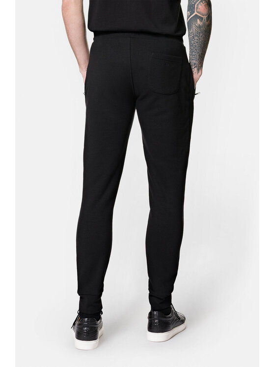 Lancerto Lancerto Spodnie dresowe Jared SP073222000010 Czarny Regular Fit