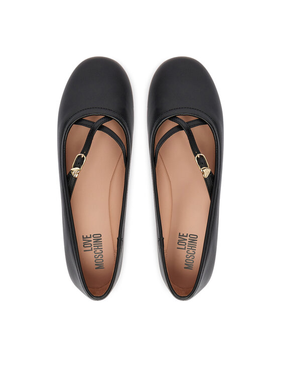 LOVE MOSCHINO LOVE MOSCHINO Baleríny JA11111G1OIE0000 Čierna
