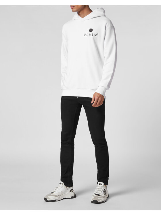 PHILIPP PLEIN PHILIPP PLEIN Bluza 5563 Biały Regular Fit