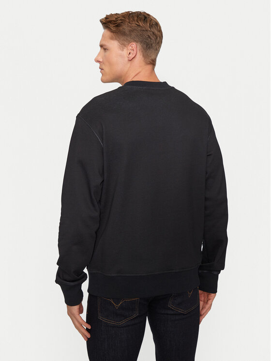 Versace Jeans Couture Versace Jeans Couture Sweatshirt 77GAI3RB Schwarz Regular Fit
