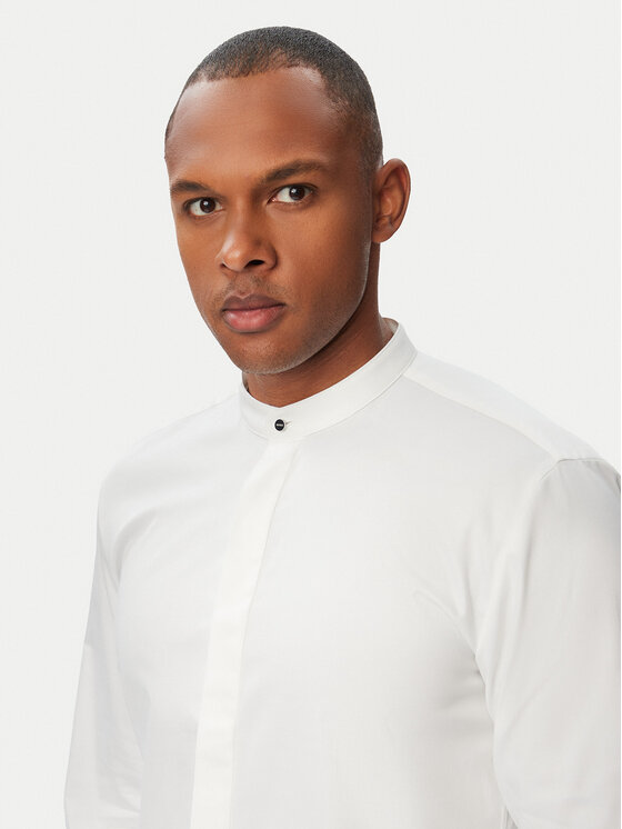 HUGO HUGO Särk Kaleb 50544949 Valge Slim Fit