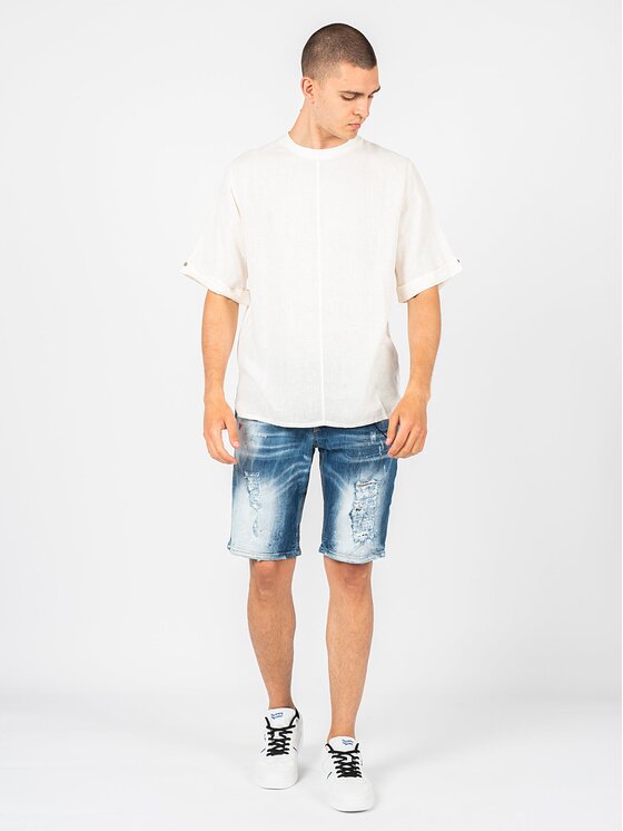 Xagon Xagon T-shirt P2308 2V6 3000 Écru Oversize