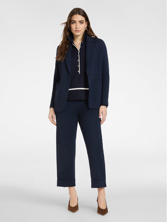 Elena Mirò Elena Mirò Pantaloni di tessuto P801P000340N034 Blu Regular Fit