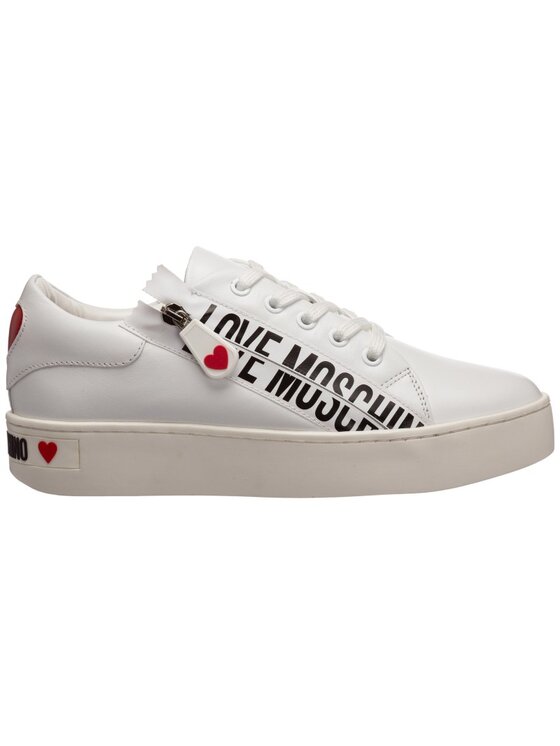 MOSCHINO MOSCHINO Sneakersy JA15093G1CIA0100 Biały
