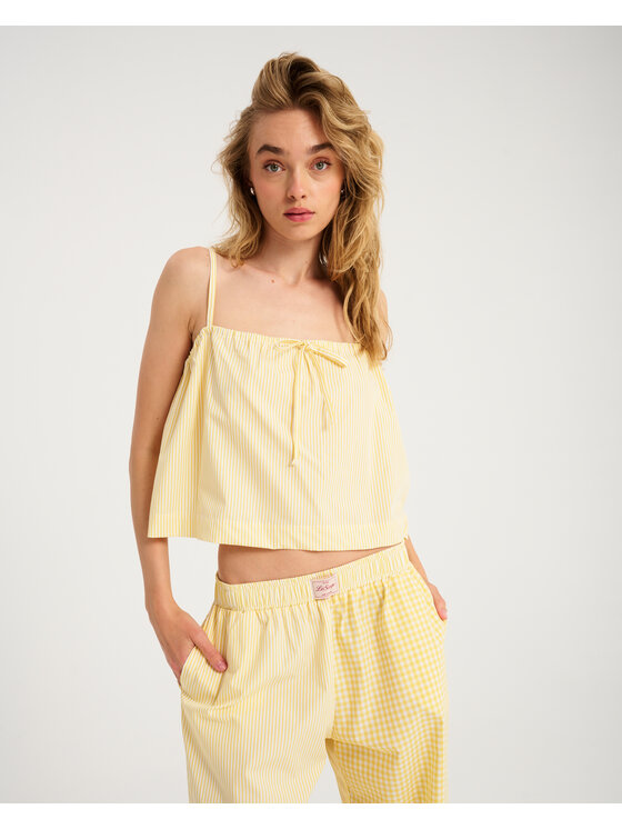 Le Songe Le Songe Bluzka LILY Żółty Regular Fit