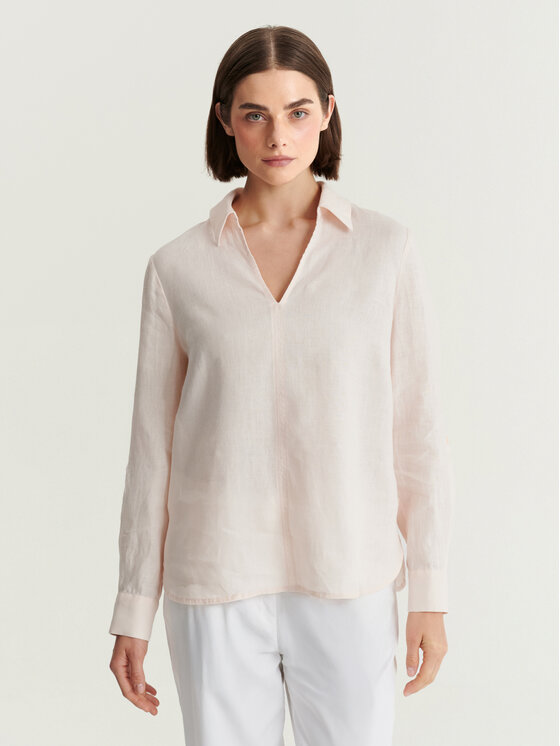 TATUUM TATUUM Bluzka PARTU 1 Różowy V-Neck Fit