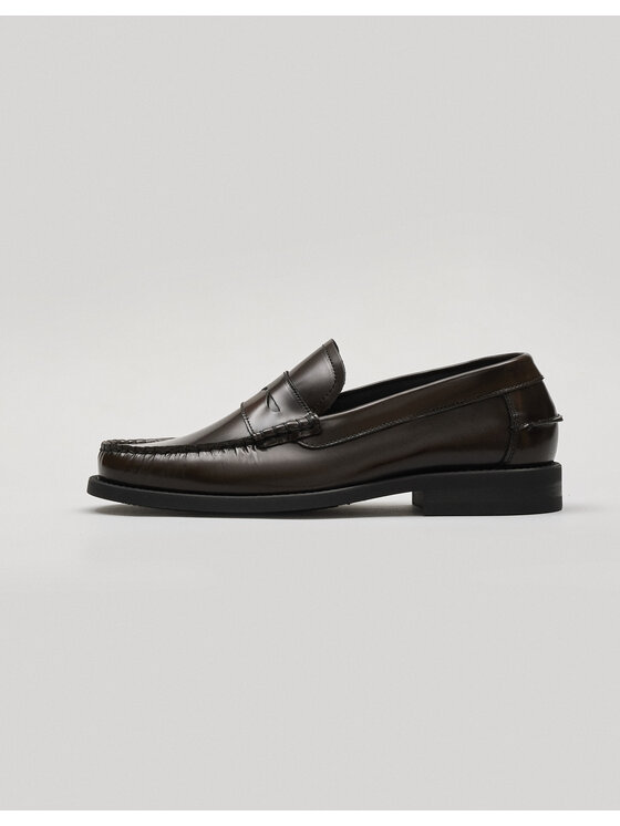Borgio Borgio Mokasyny f309 brown Brązowy
