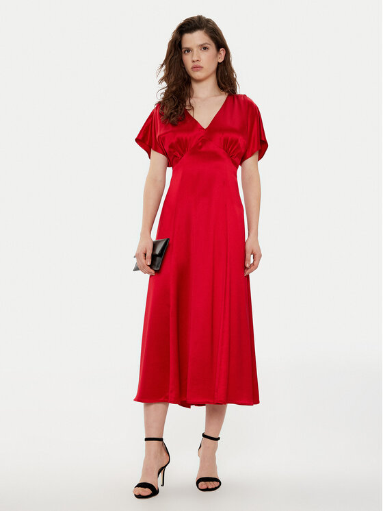 Tatuum Tatuum Rochie cocktail Otessa T2424.211B Roșu Regular Fit