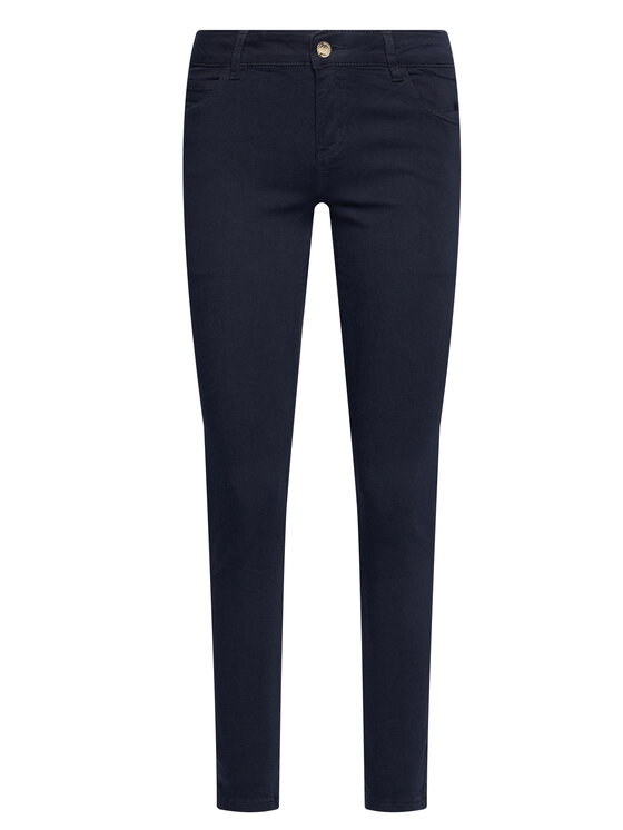 Morgan Morgan Jeansy 201-PETRA.N Tmavomodrá Skinny Fit