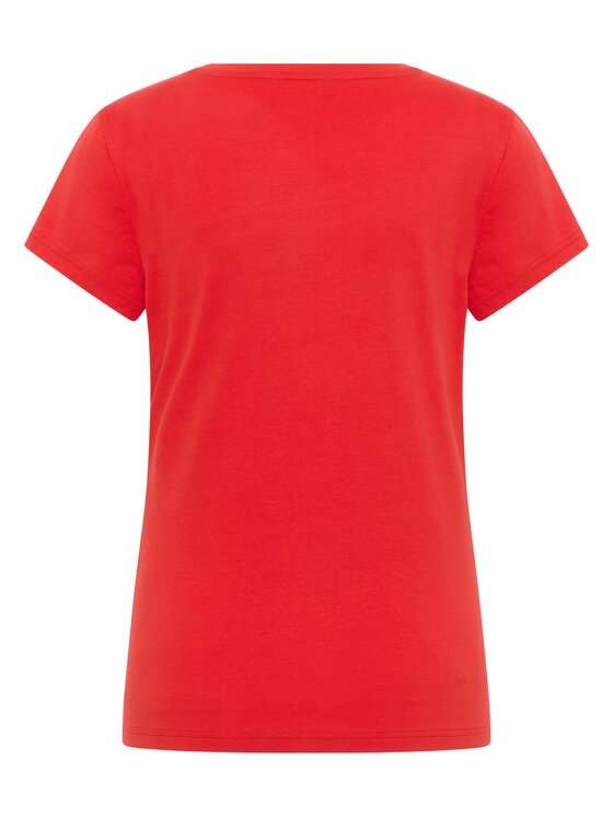 Mustang Mustang T-Shirt Style Loa Czerwony Regular Fit