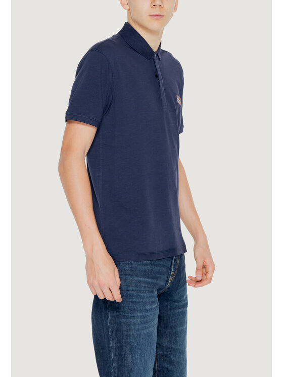 Napapijri Napapijri Polo EBEA 2 Niebieski Casual Fit