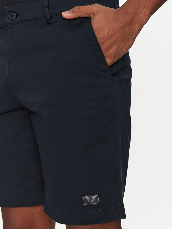 Emporio Armani Underwear Emporio Armani Underwear Pantalon scurți din material EM000591 AF12336 UB102 Bleumarin Regular Fit