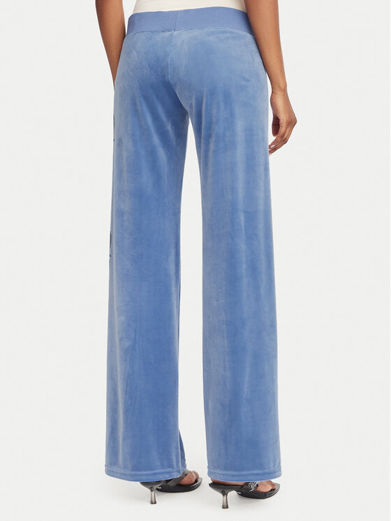 Juicy Couture Juicy Couture Spodnie dresowe Old Gothic JCWBJ226334 Niebieski Regular Fit