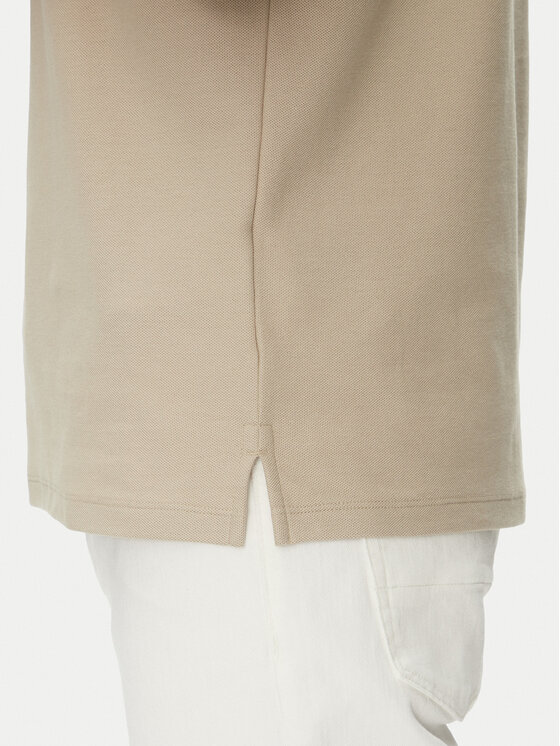 Calvin Klein Calvin Klein Polo LV04LC239G Beżowy Regular Fit