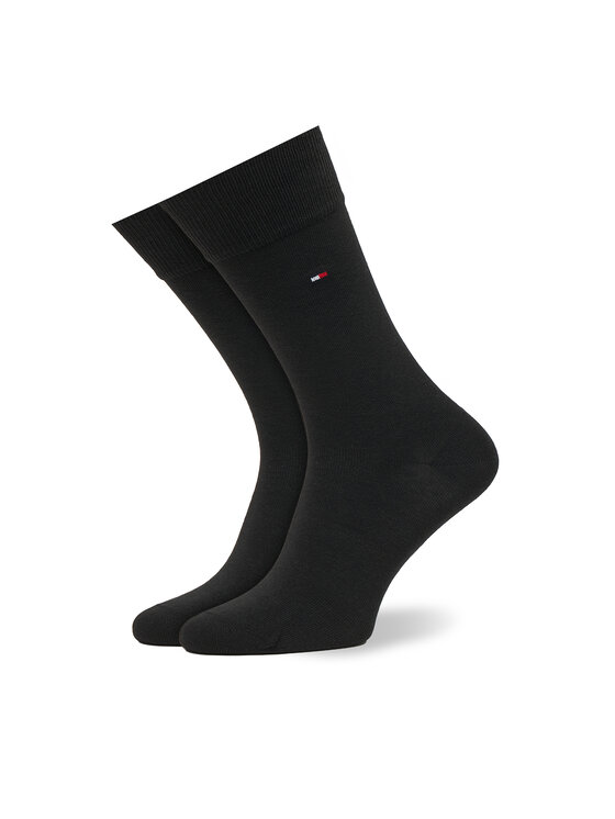 Tommy Hilfiger Tommy Hilfiger Дълги чорапи 701235373 Черен
