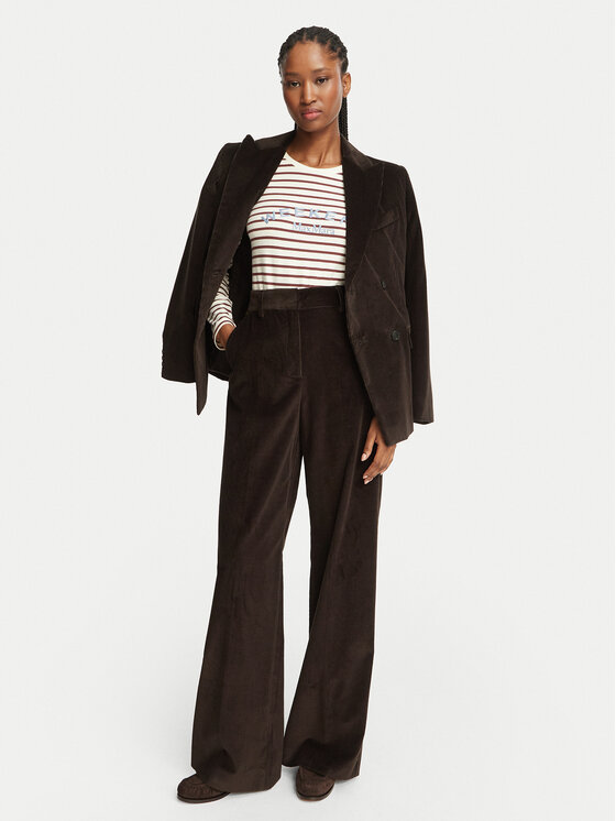 Weekend Max Mara Weekend Max Mara Блузка Cestino 2625946042 Бордовий Regular Fit