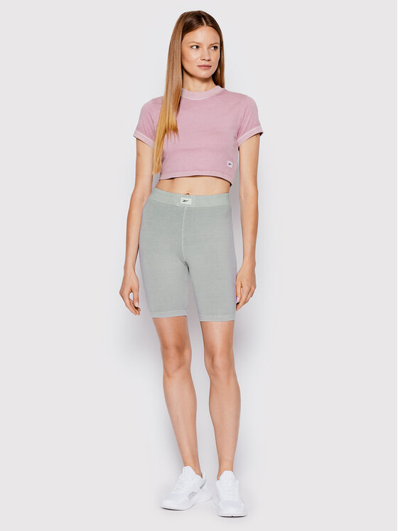 Reebok Reebok Biker shorts Natural Dye HG1143 Grigio Slim Fit