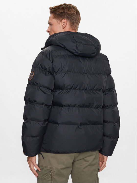 Napapijri Napapijri Зимно яке Rainforest NP0A4HMA Черен Regular Fit