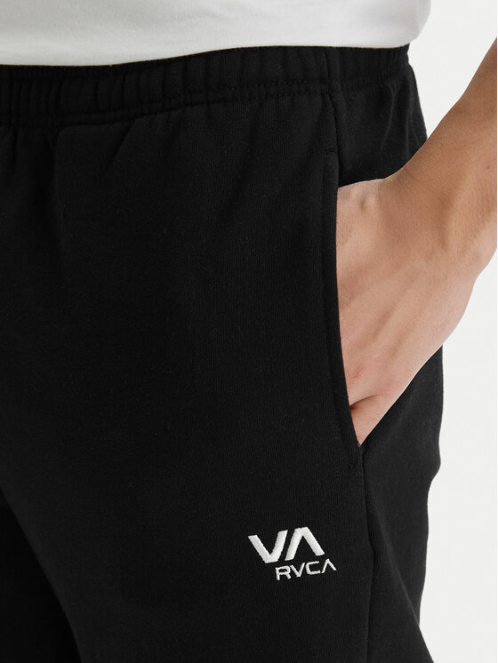 RVCA RVCA Παντελόνι φόρμας Va Essential AVYNP00211 Μαύρο Relaxed Fit