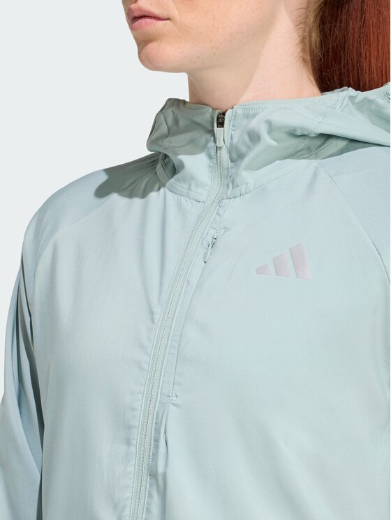 adidas adidas Kurtka do biegania 158797 Zielony Regular Fit