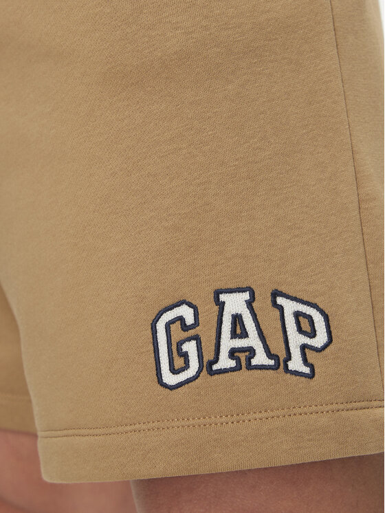 Gap Gap Športne kratke hlače 866764-00 Khaki Regular Fit