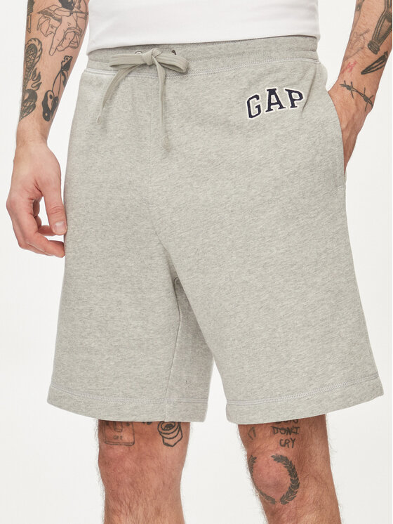 Gap Gap Sportske kratke hlače 787059-00 Siva Regular Fit