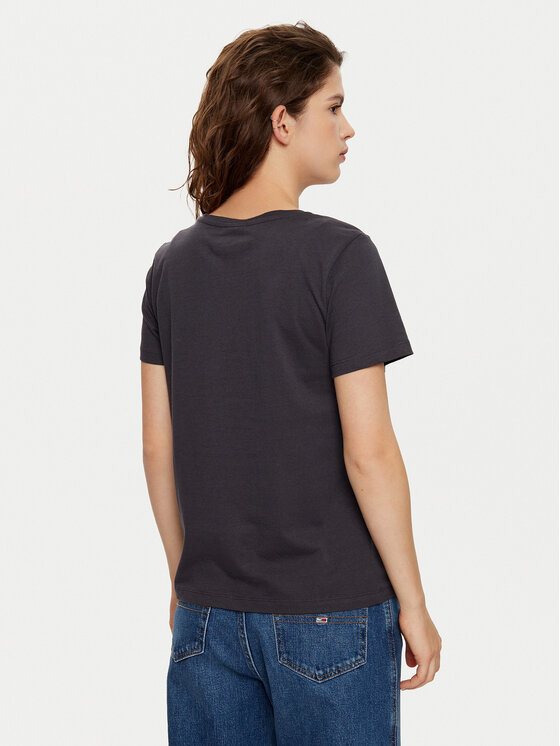 Noisy May Noisy May T-shirt Nate 27031641 Grigio Oversize