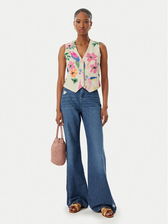 LOLA CASADEMUNT LOLA CASADEMUNT Gilet da completo LS2602009 Crema Regular Fit