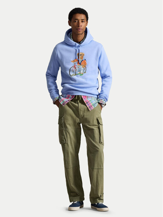 Polo Ralph Lauren Polo Ralph Lauren Majica dugih rukava 710B14614001 Svijetloplava Regular Fit