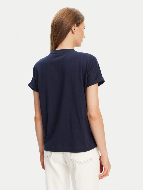 U.S. Polo Assn. U.S. Polo Assn. Marškinėliai WUP1363 Tamsiai mėlyna Regular Fit