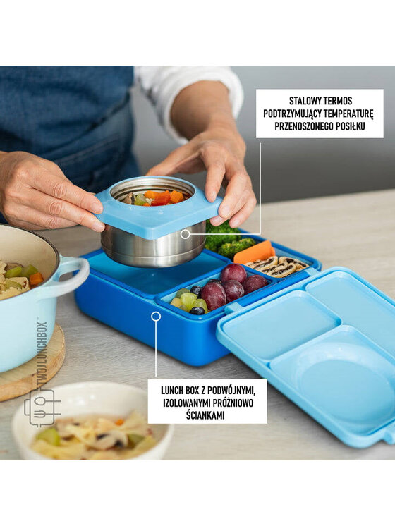 Omie Omie Lunchbox OmieBox Niebieski