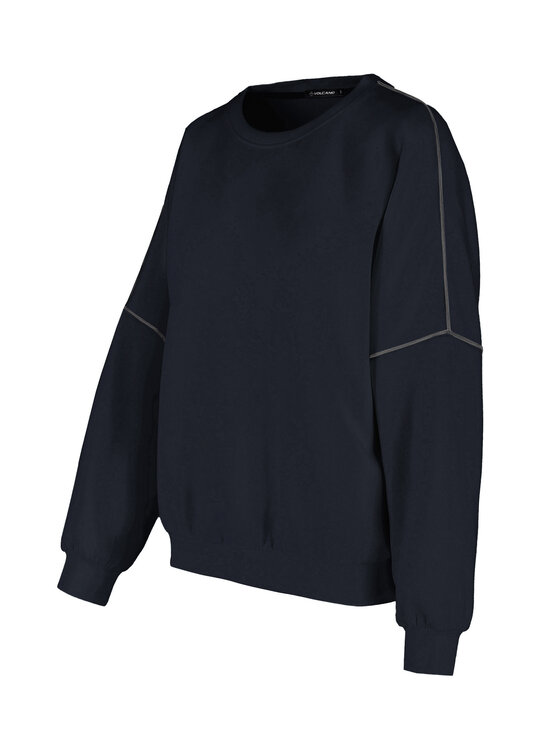 Volcano Volcano Bluza B-KIM Granatowy Regular Fit