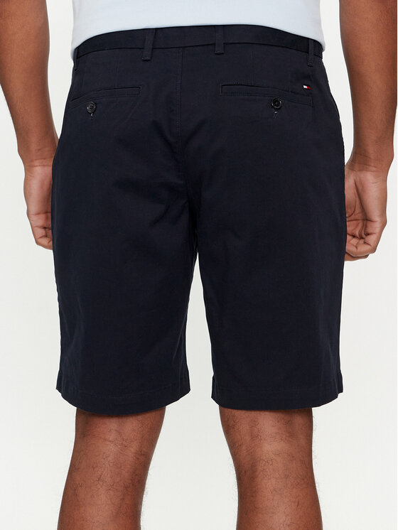 Tommy Hilfiger Tommy Hilfiger Szorty materiałowe Harlem MW0MW23568 Granatowy Regular Fit