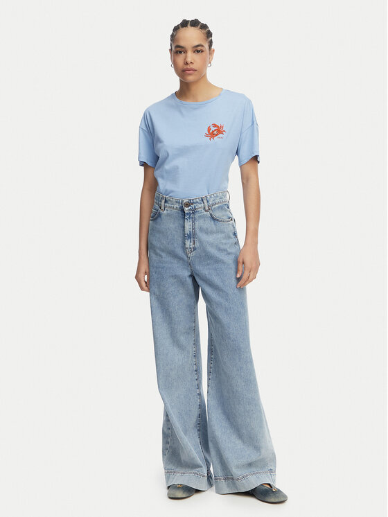 Liu Jo Liu Jo Футболка WA6414 JS923 Голубий Regular Fit