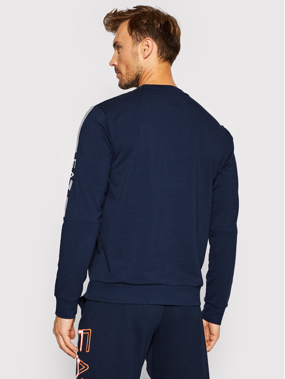 Felpa 6KPM55 PJ9FZ 1554 Blu scuro Regular Fit