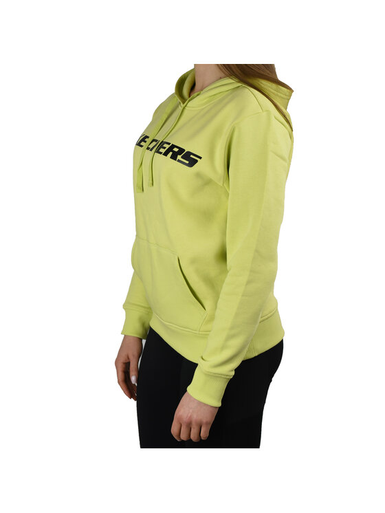 Skechers Skechers Felpa Skechers Heritage Hoodie Verde Regular Fit