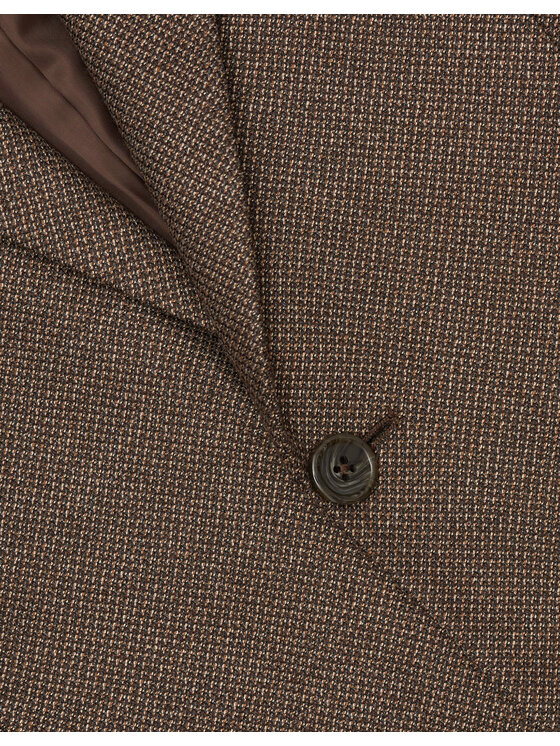 Borgio Borgio Marynarka brolo Brązowy Slim Fit