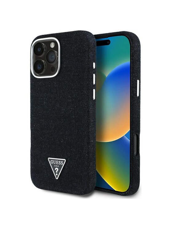 Guess Guess Etui na telefon Apple iPhone 16 Pro Max Czarny