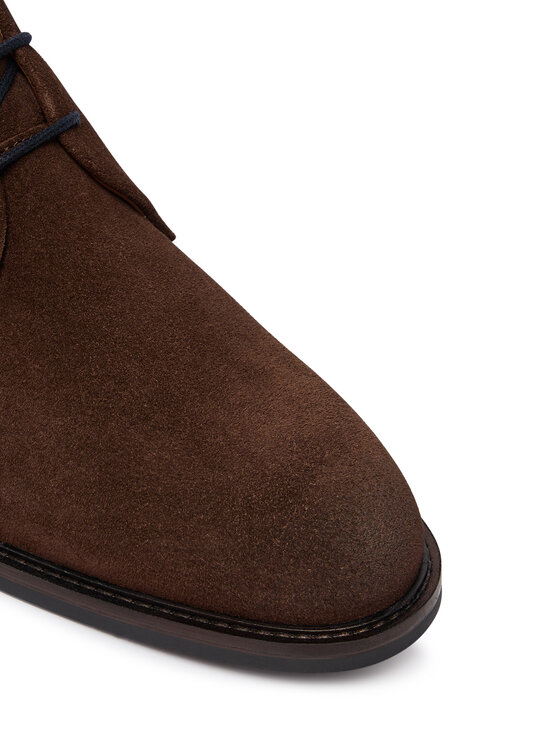 Tommy Hilfiger Tommy Hilfiger Bakancs Corporate Dressy Suede Lace Boot FM0FM05951 Barna