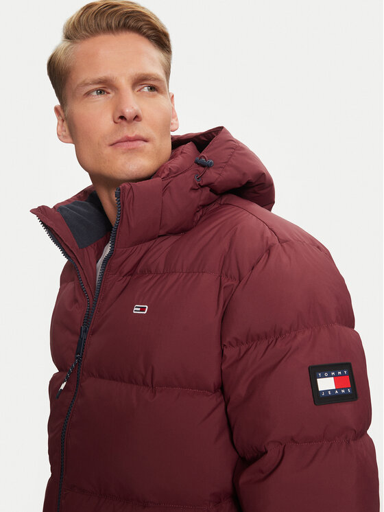 Tommy Jeans Tommy Jeans Pehelykabát Essential DM0DM19786 Piros Regular Fit