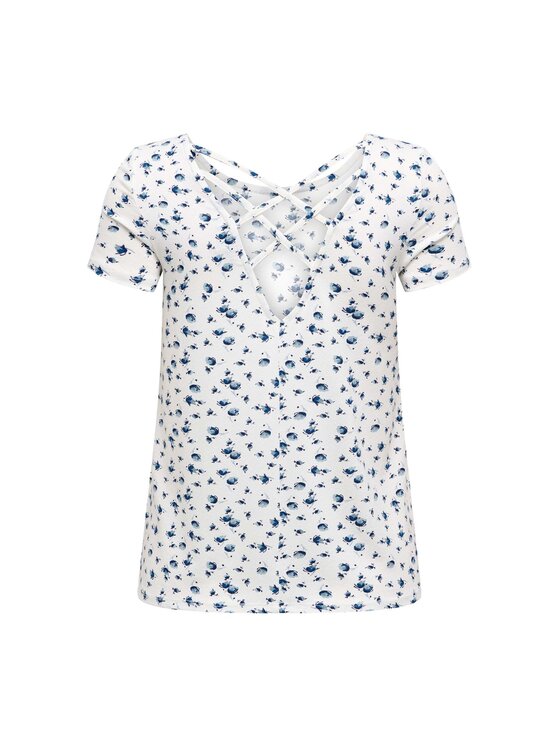 ONLY ONLY Blusa Bera 15368588 Bianco Regular Fit