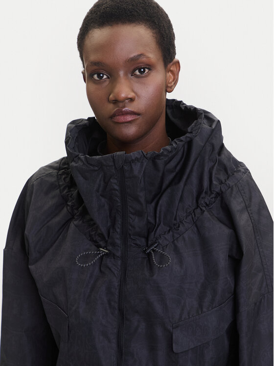 adidas by Stella McCartney adidas by Stella McCartney Prijelazna jakna Item Track Top Printed JV7035 Crna Loose Fit