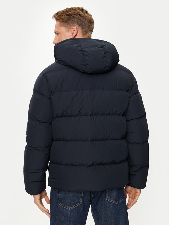 Tommy Hilfiger Tommy Hilfiger Kurtka puchowa MW0MW36599 Granatowy Regular Fit