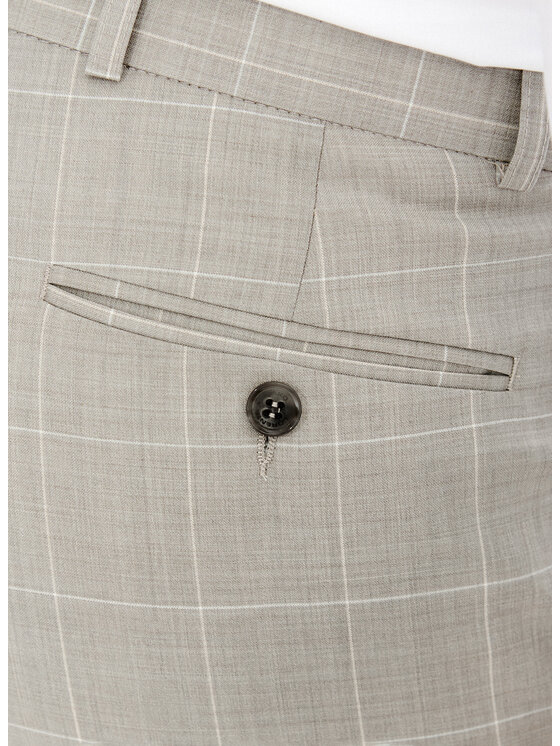 Pako Lorente Pako Lorente Spodnie garniturowe P26SP-6G-026 Szary Slim Fit